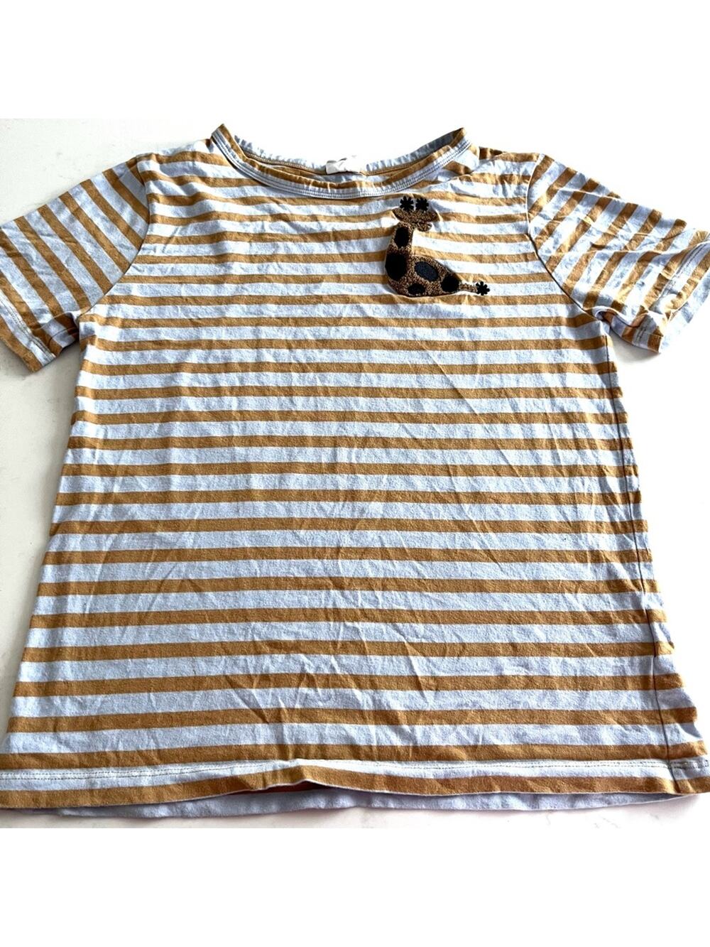 Wynken organic cotton unisex striped T-shirt size 12